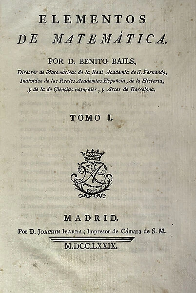 Elementos de Matematica by Benito Bails