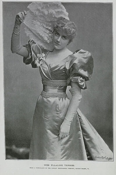 Ellaline Terriss, actress, theatrical studio portrait