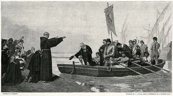 The Embarkation of Columbus at Palos 3 August 1492