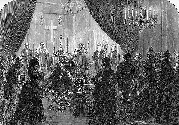 The Emperor Napoleon lying in state