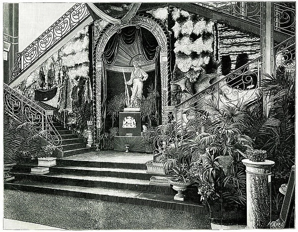 Entrance to the Chilean Section, Paris Exhibition of 1889