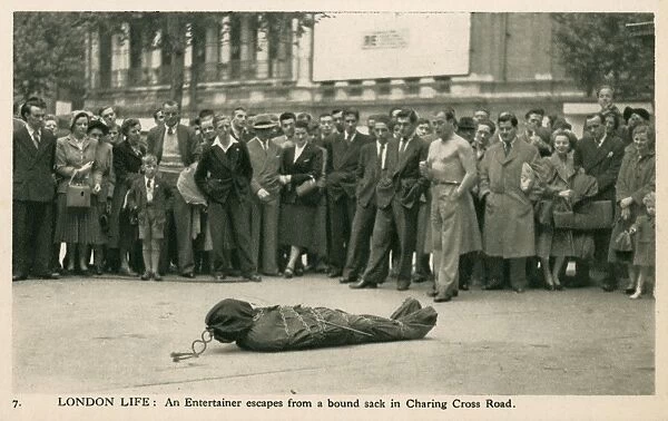 Escapologist - Charing Cross Road, London