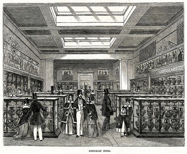 The Etruscan Room, British Museum, London 1847