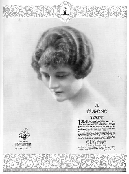 A Eugene Wave hair style, 1927