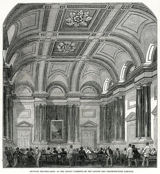 Euston terminus, general meeting room 1849