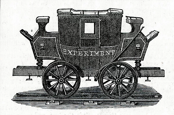 Experiment - first railway passenger coach