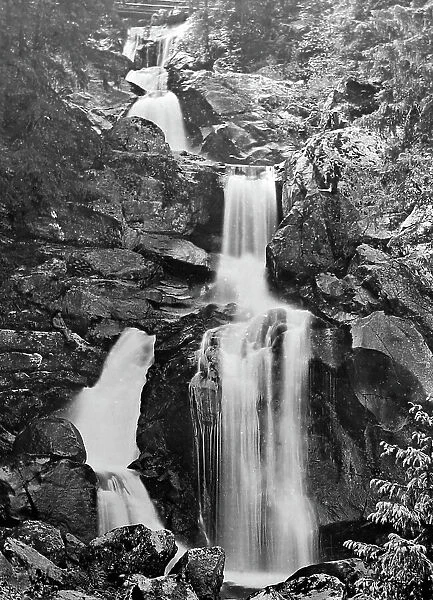 Fallbach Waterfall, Triberg, Germany, Victorian period
