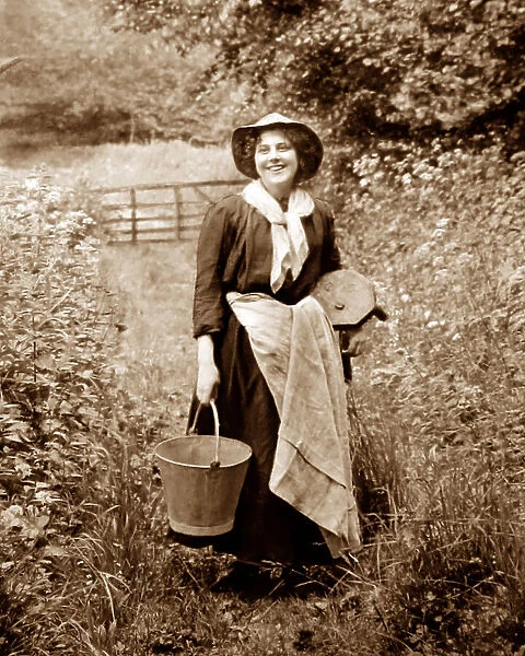 A farm worker, early 1900s