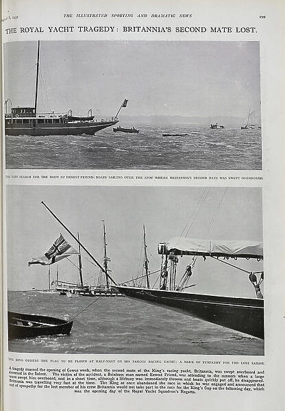 Fatality on the Royal Yacht Britannia
