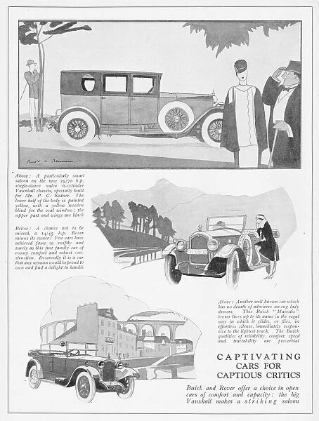 A feature on Captivating Cars, 1926