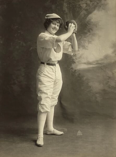 Female baseball player