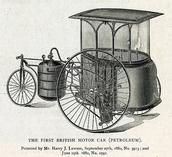 First British motor car 1880