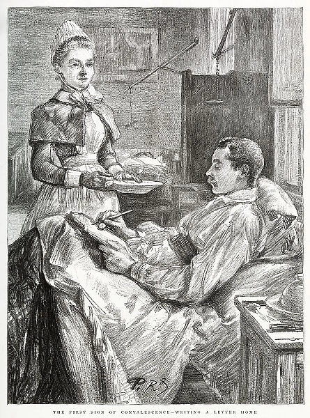The first sign of convalescence. Date: 1892