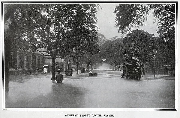 Flooding of Calcutta streets