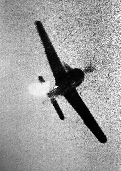 Focke Wulf FW 190A hit and rolling