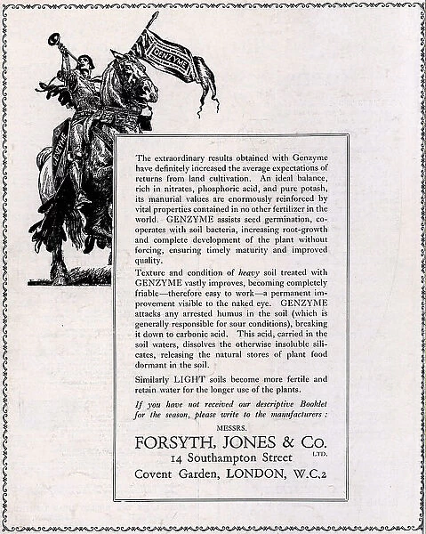 Forsyth, Jones and Co Advertisement