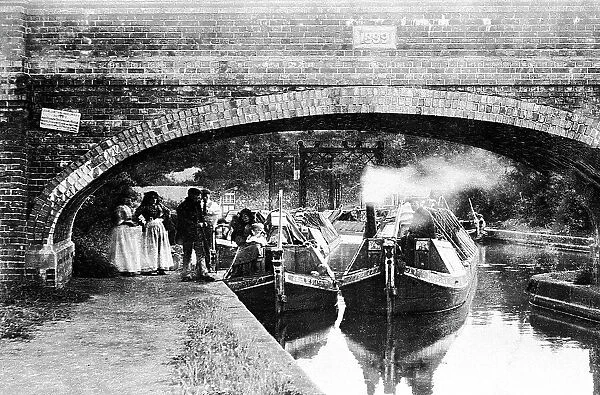 Foxton Locks, Market Harborough, early 1900s