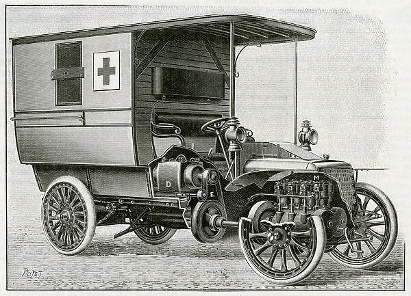 French radiographic van 1904