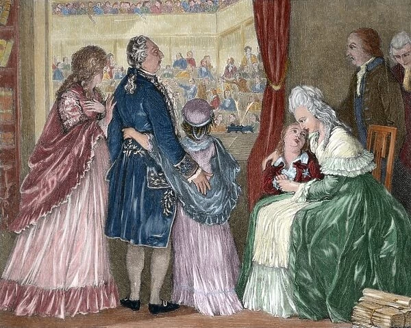 French Revolution (1789-1799). The royal family took refuge