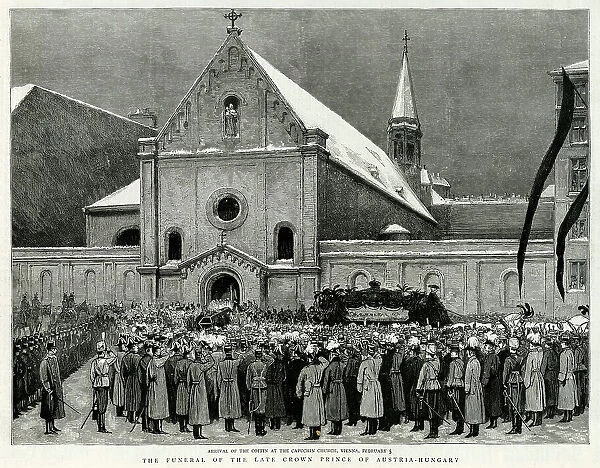 Funeral Archduke Rudolf Death Funerals Austria