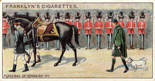 Funeral of Edward VII, with favourite dog