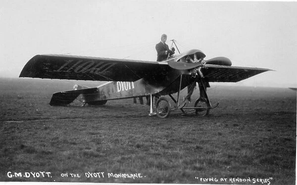 G M Dyott on the Dyott Monoplane 1911