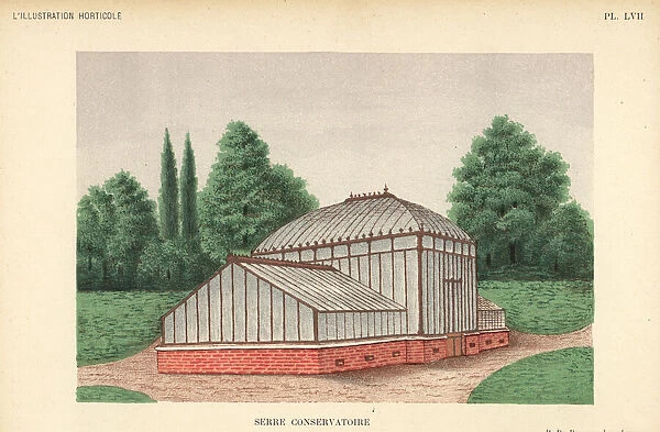 Garden architecture, greenhouse or conservatory