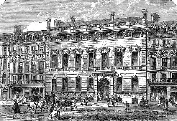 The Garrick Club, Covent Garden, London, 1864