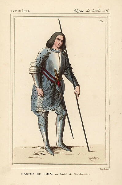 Gaston de Foix, Duke of Nemours, in suit of armour 1489-1512