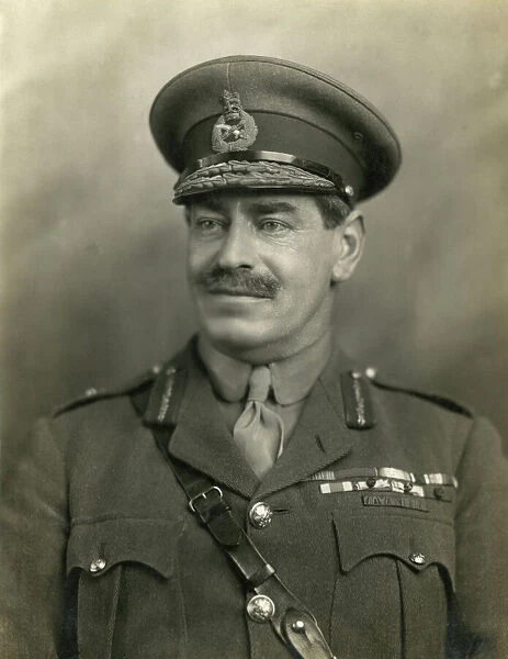 General HCC Uniacke, British artillery officer, WW1