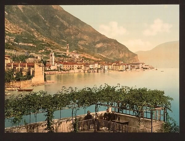 General view, Gargnano, Lake Garda, Italy