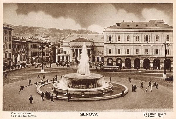 Genoa, Italy - De-Ferrari Square
