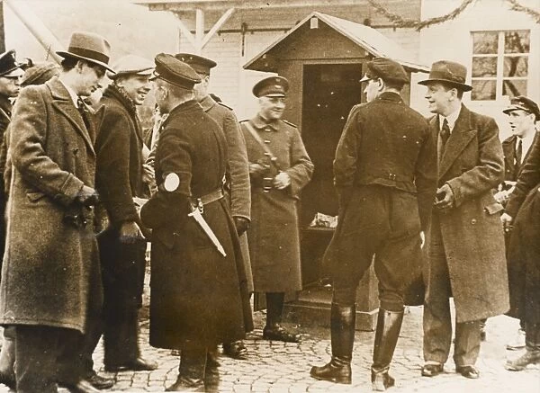 German-French Customs Post 1930s