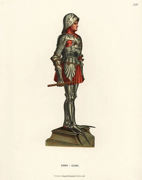 German suit of armour from the late 15th century