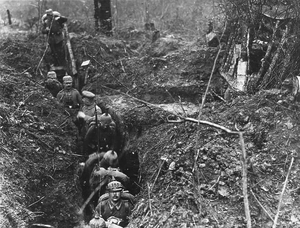 German trenches WWI