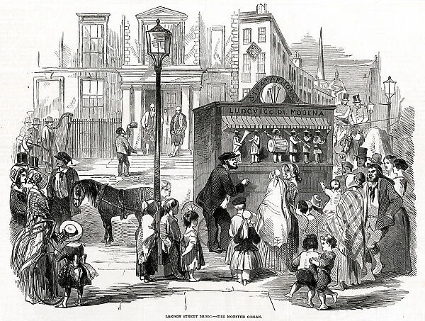 Giant Street Organ, London 1846