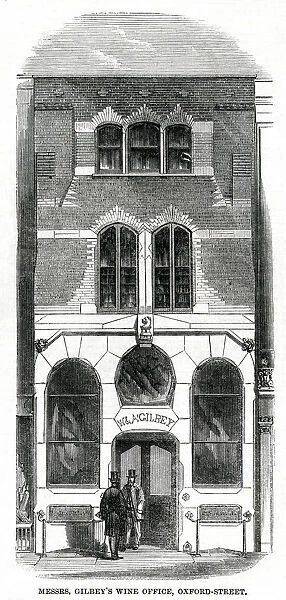 Gilbeys wine office 1861