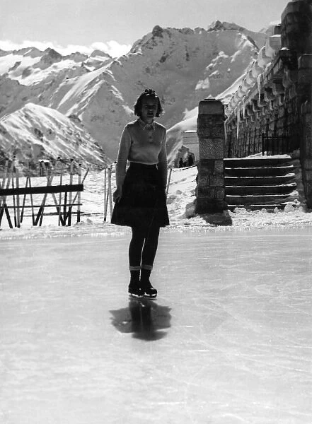 Girl Ice Skater