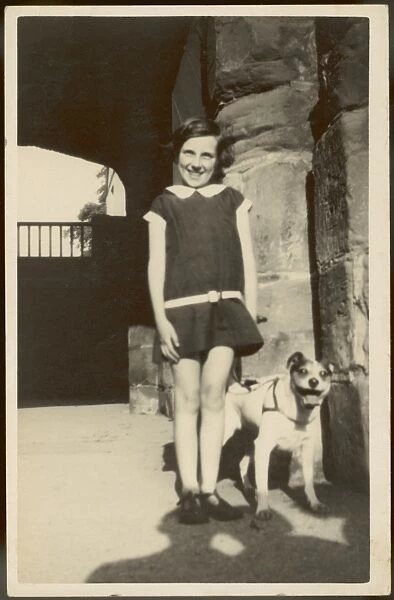 Girl and Terrier 1939