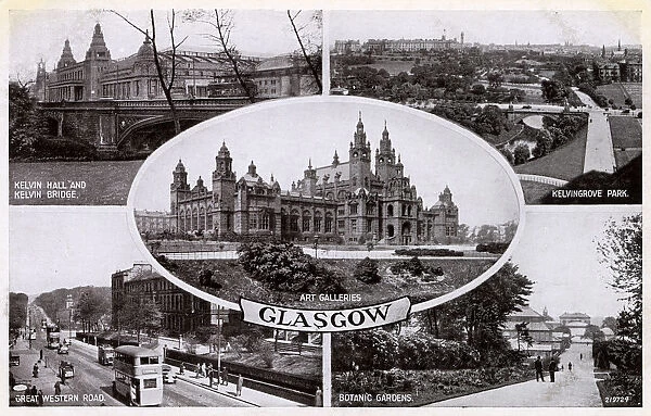 Glasgow, Scotland - Various sights of the city