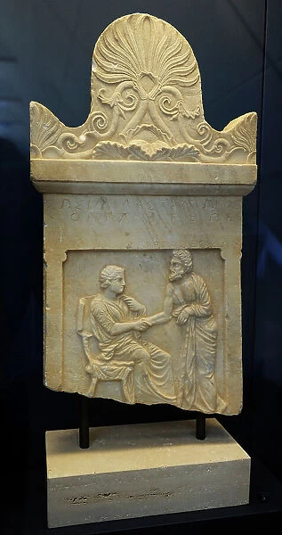 Greek Art. Gravestone. Attica. 400-350 BC. Greece