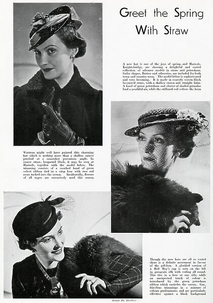 Greet the Spring with straw 1937