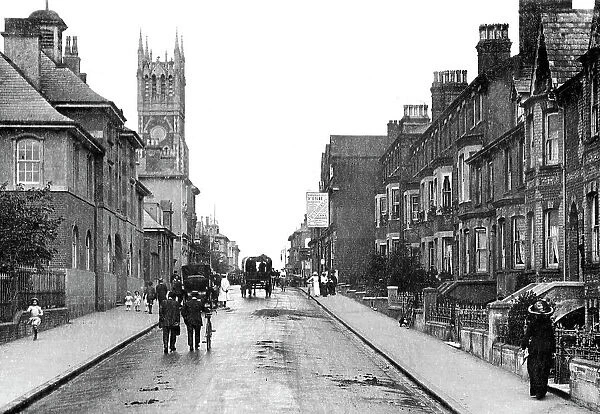 Grosvenor Road, Aldershot, early 1900s