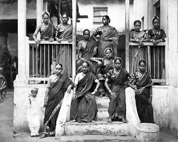 Group of Nautch women, India