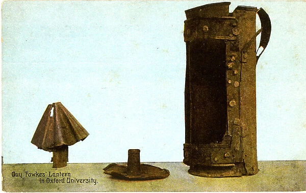 Gunpowder Plot, Guy Fawkes lantern, Oxford University