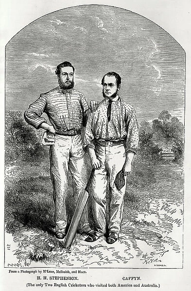 H H Stephenson and Billy Caffyn, English cricketers