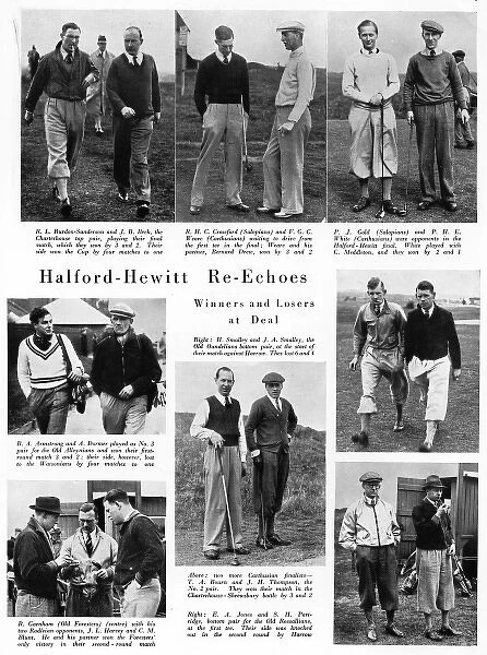Halford-Hewitt golfing championship at Deal