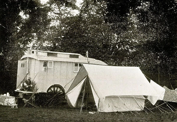 Harris Stone's Van and Ridge Tent