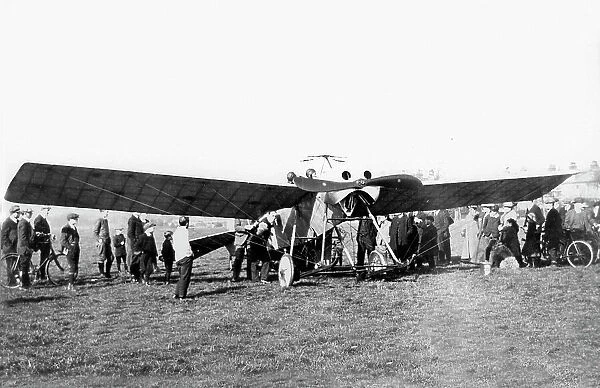 Harrogate Blackburn monoplane on Harrogate Stray 1914