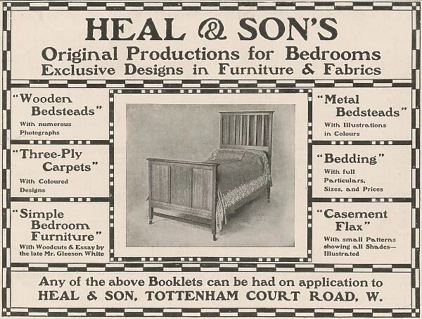 Heals Bed Advert